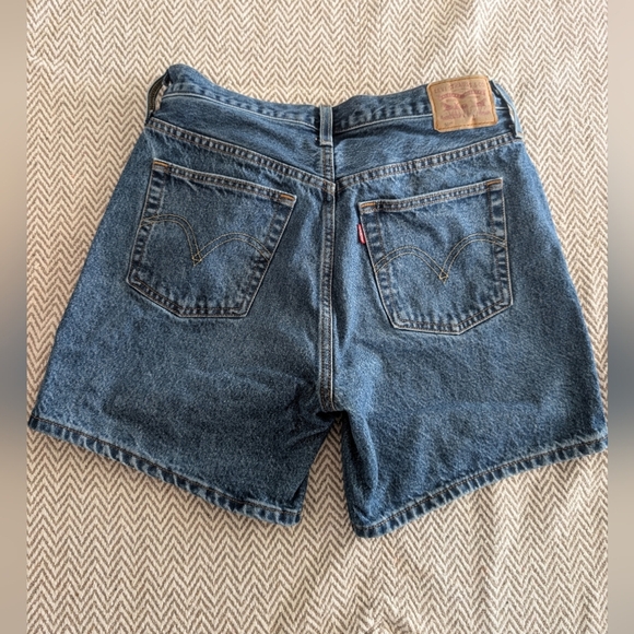 Levi's Women's Blue Jean Shorts - Picture 3 of 7